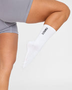 Calcetines de tripulación bordados Premium
