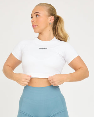 Evolve Crop Top SS senza cuciture